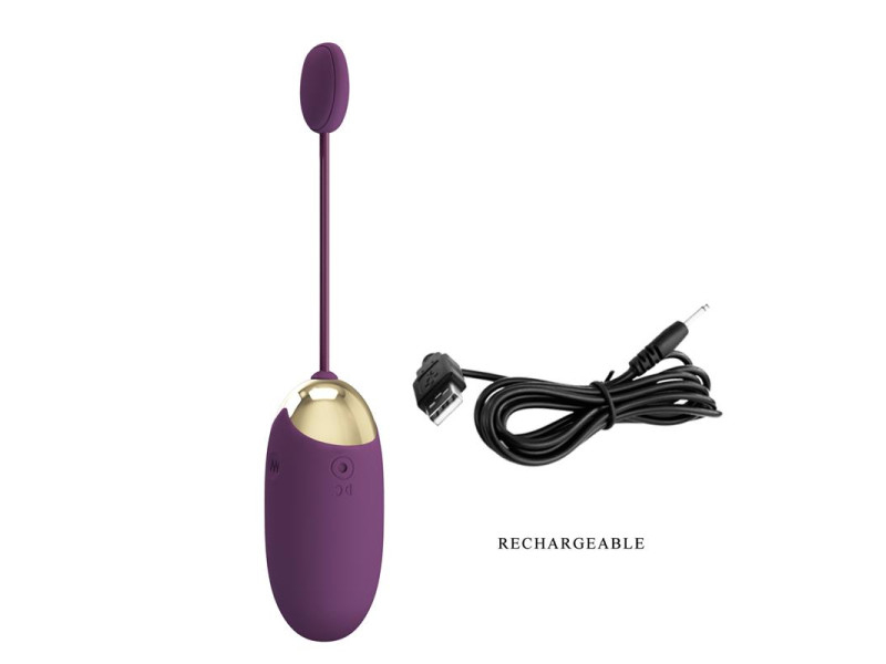 Abner Huevo Vibrador con App Lila