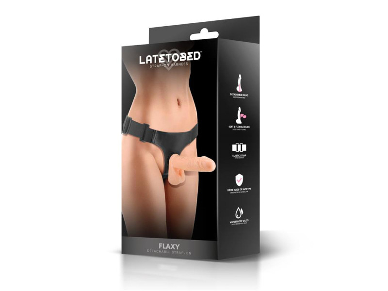 Flaxy Arnes con Dildo Flexible Desmontable