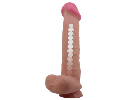 Dildo Realista Piel Deslizante Retractil 26 cm