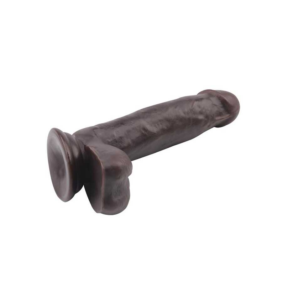 Dildo Dual Density Fashion Dude 178 x 4 cm Marron