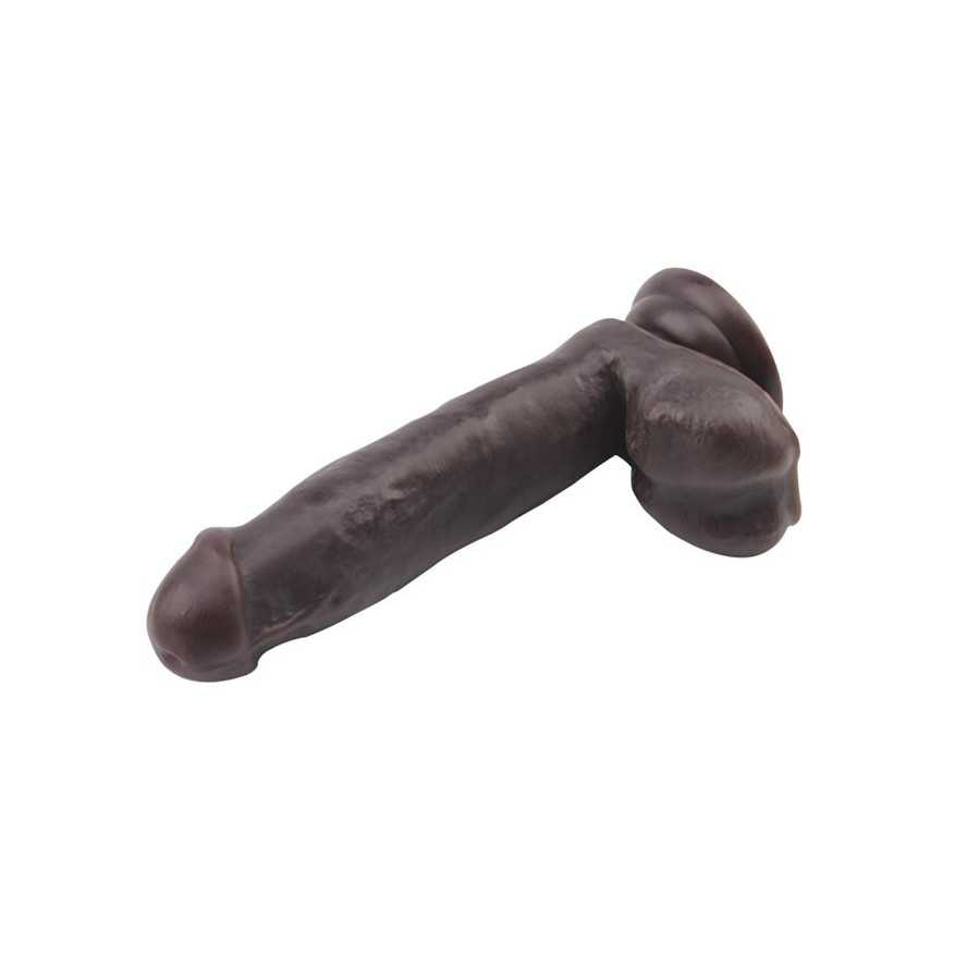 Dildo Dual Density Fashion Dude 178 x 4 cm Marron