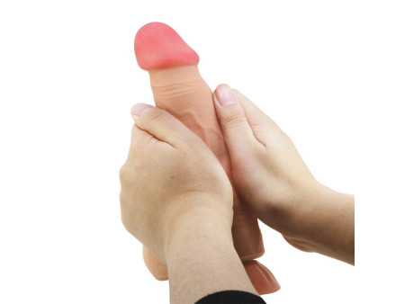 Dildo Realista Piel Deslizante Retractil 218 cm