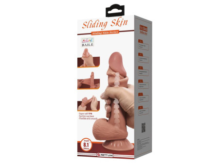 Dildo Realista Piel Deslizante Retractil 218 cm Dildo Realista Piel Deslizante Retractil 218 cm