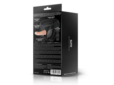 Eleto Arnes con Dildo Hueco Desmontable Vibracion y Control Remoto Eleto Arnes con Dildo Hueco Desmontable Vibracion y Control Remoto
