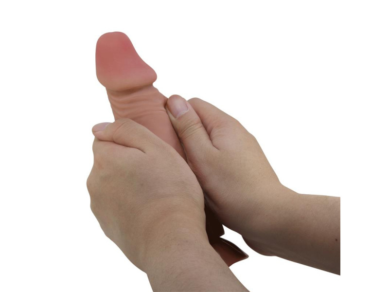 Dildo Realista con Piel Deslizante Retractil 194 cm