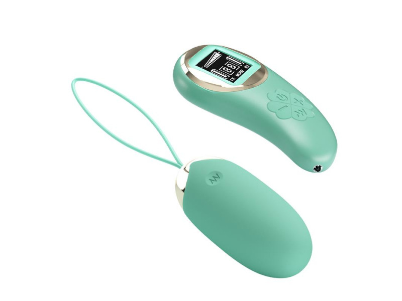 Mina Huevo Vibrador con Control Remoto Pantalla Digital Verde