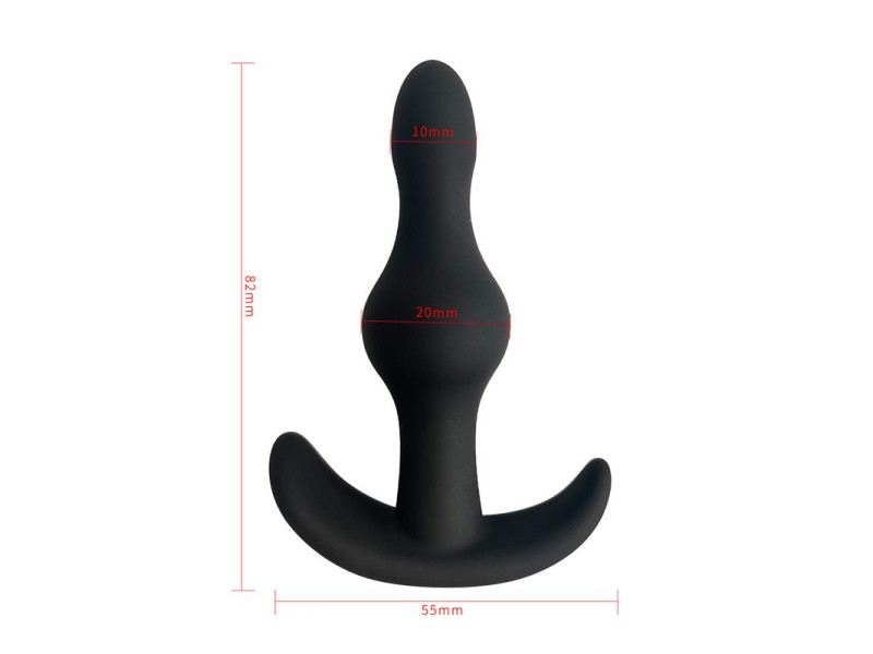 Deen Plug Anal de Silicona Base en Ancla