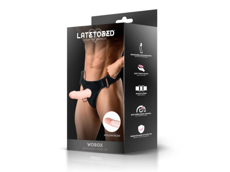 Wobox Arnes con Dildo Hueco Desmontable Vibracion y Control Remoto