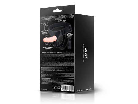 Wobox Arnes con Dildo Hueco Desmontable Vibracion y Control Remoto