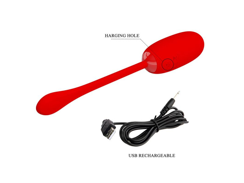 Julius Huevo Vibrador Rojo
