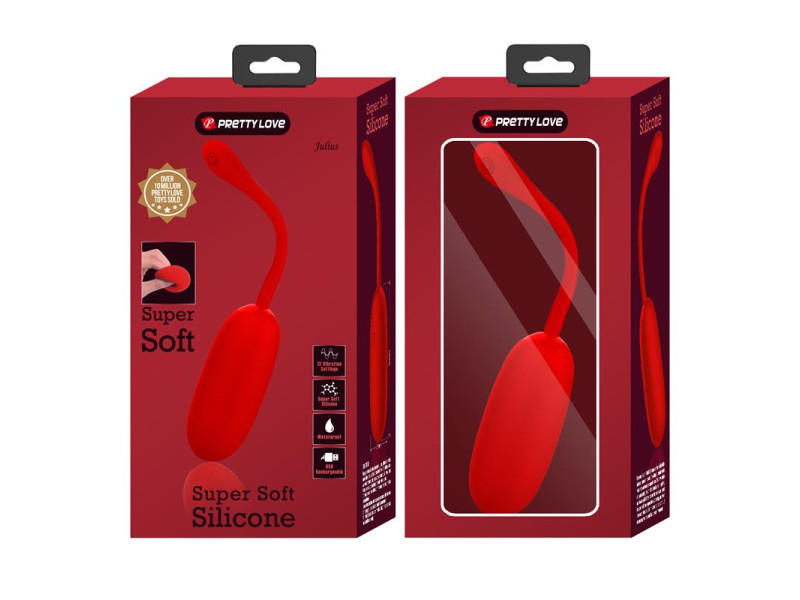 Julius Huevo Vibrador Rojo