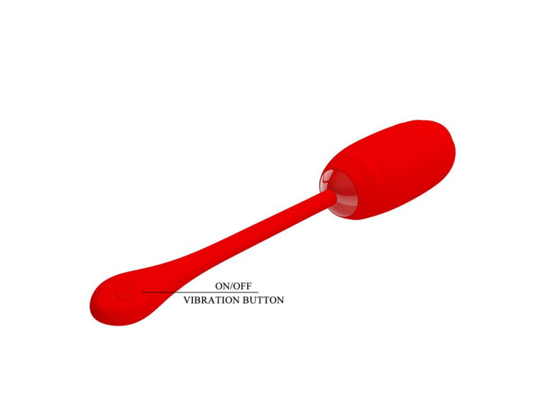 Kirk Huevo Vibrador Rojo