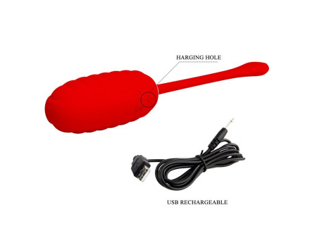 Kirk Huevo Vibrador Rojo Kirk Huevo Vibrador Rojo
