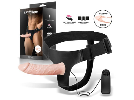 Bemax Arnes con Dildo Hueco Desmontable Vibracion y Control Remoto