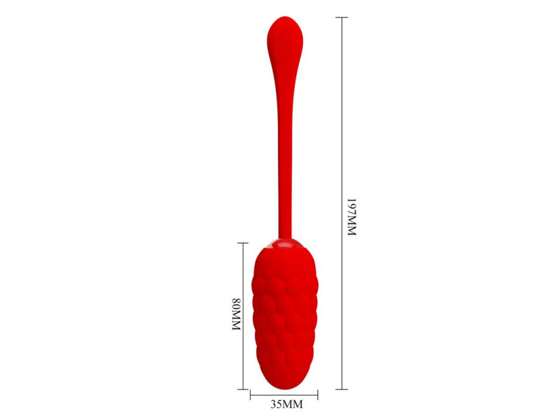Marina Huevo Vibrador Rojo