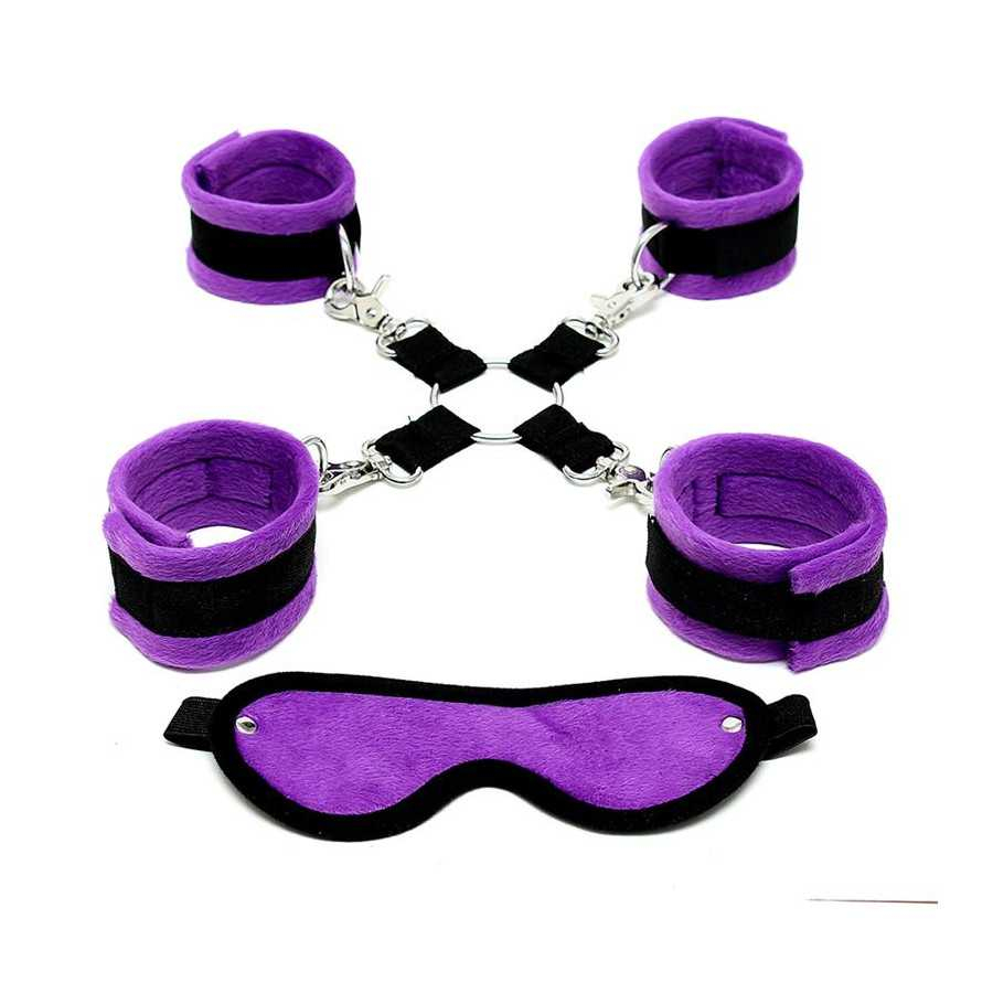 Rimba Bondage Play Set de Bondage Color Purpura