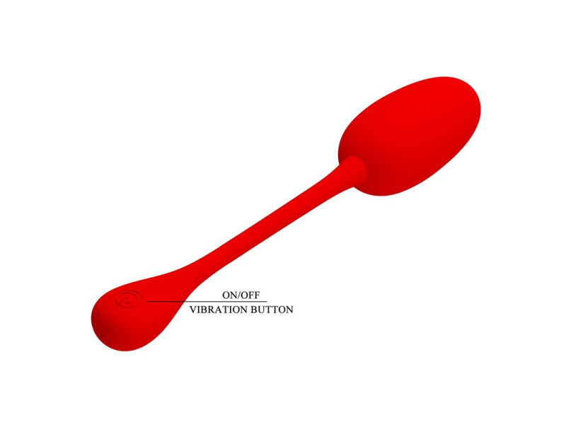 Knucker Huevo Vibrador Rojo