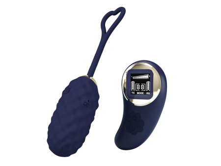 Vivian Huevo Vibrador con Control Remoto con Pantalla Digital Azul
