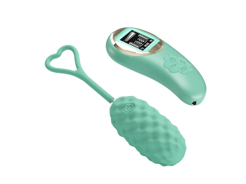 Vivian Huevo Vibrador con Control Remoto Pantalla Digital Verde Vivian Huevo Vibrador con Control Remoto Pantalla Digital Verde