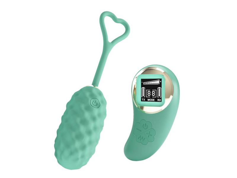Vivian Huevo Vibrador con Control Remoto Pantalla Digital Verde