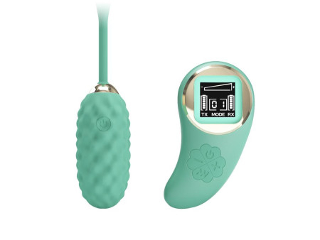 Vivian Huevo Vibrador con Control Remoto Pantalla Digital Verde Vivian Huevo Vibrador con Control Remoto Pantalla Digital Verde
