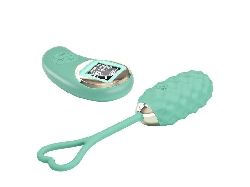 Vivian Huevo Vibrador con Control Remoto Pantalla Digital Verde