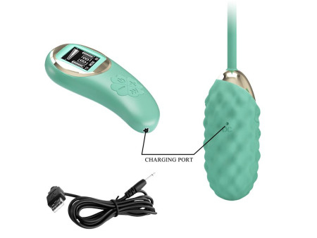 Vivian Huevo Vibrador con Control Remoto Pantalla Digital Verde Vivian Huevo Vibrador con Control Remoto Pantalla Digital Verde