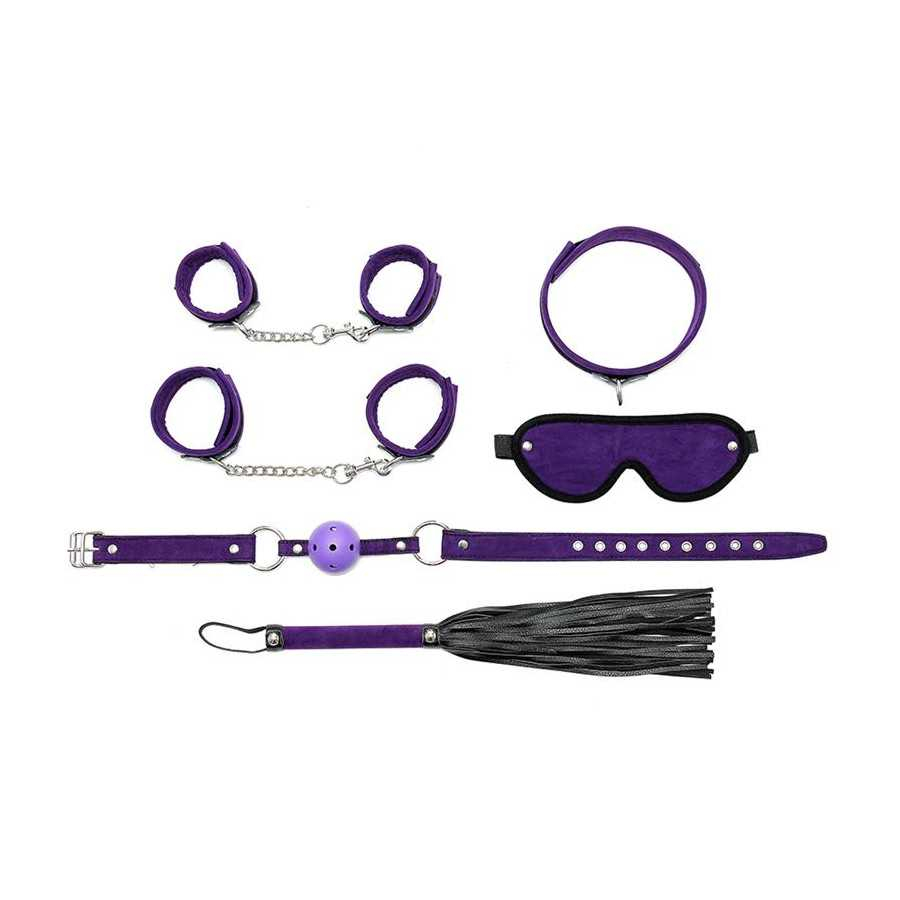 Rimba Bondage Play Set de Bondage 6 Piezas Color Purpura