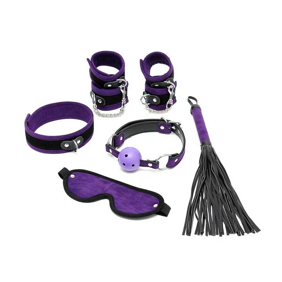 Rimba Bondage Play Set de Bondage 6 Piezas Color Purpura