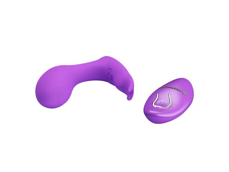 Idabelle Estimulador con Vibracion y Pulsacion Control Remoto