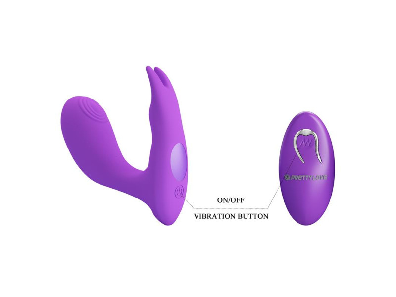 Idabelle Estimulador con Vibracion y Pulsacion Control Remoto