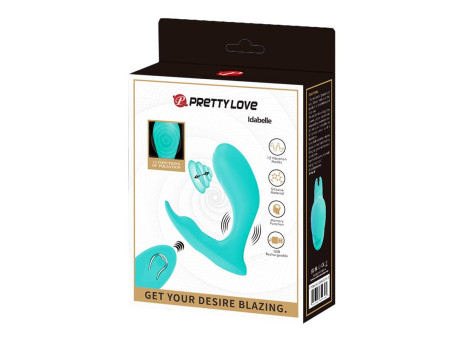 Idabelle Estimulador con Vibracion y Pulsacion con Control Remoto