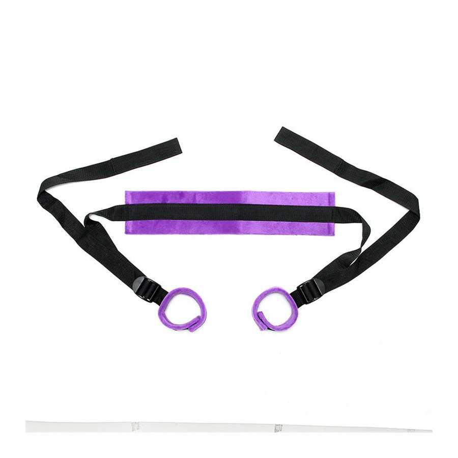 Rimba Bondage Play Set de Ataduras Ajustables Color Purpura