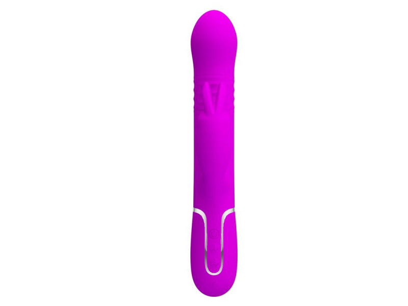 Coale Vibrador con Bolas Rotatorias y Up and Down USB
