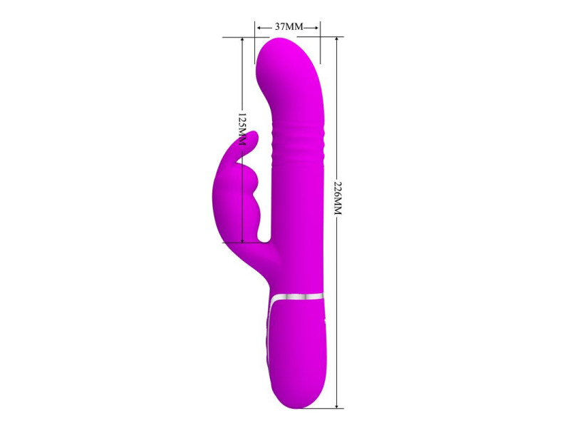 Coale Vibrador con Bolas Rotatorias y Up and Down USB
