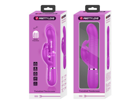 Coale Vibrador con Bolas Rotatorias y Up and Down USB