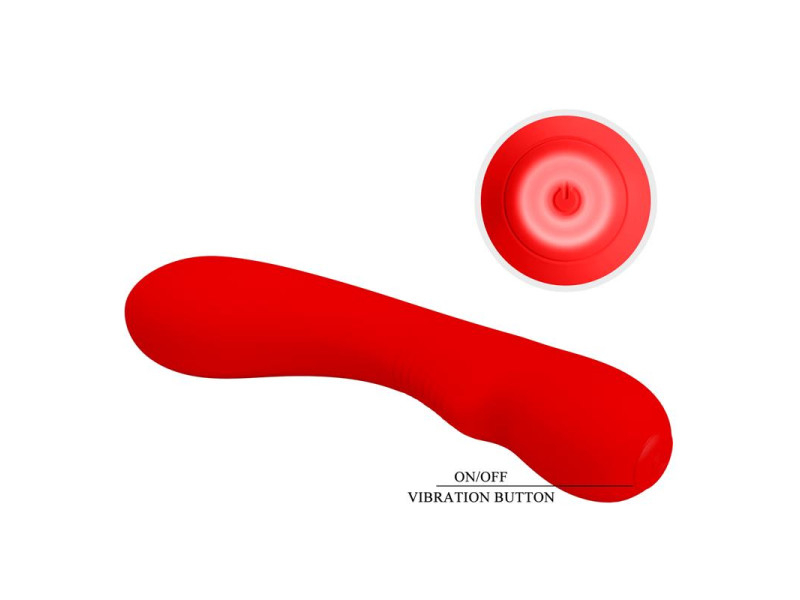 Prescott Vibrasor USB Silicona Rojo