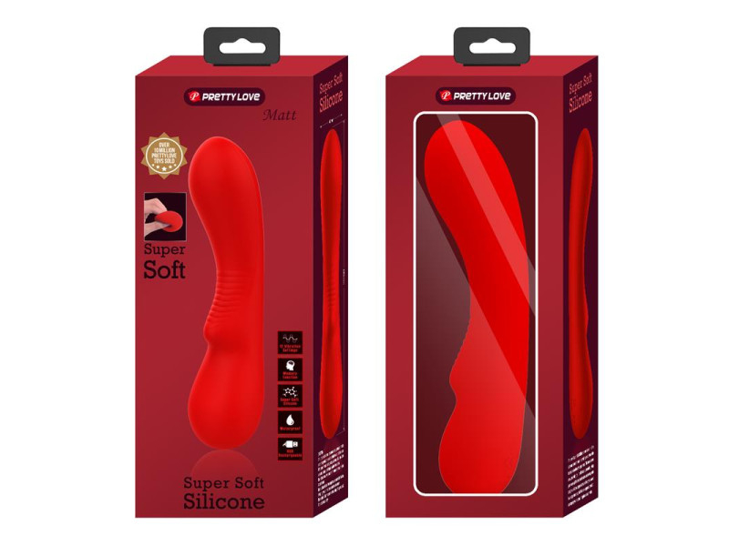 Prescott Vibrasor USB Silicona Rojo
