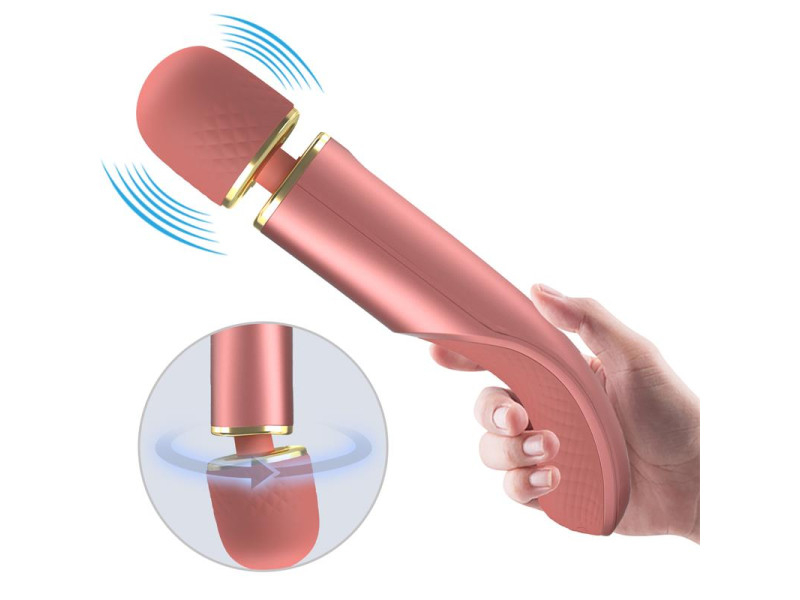 Masajeador USB Silicona Rosa