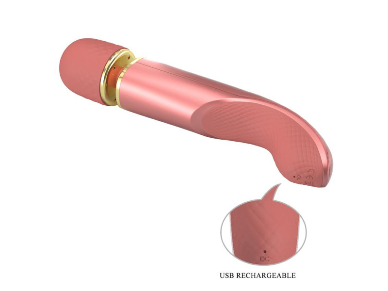 Masajeador USB Silicona Rosa