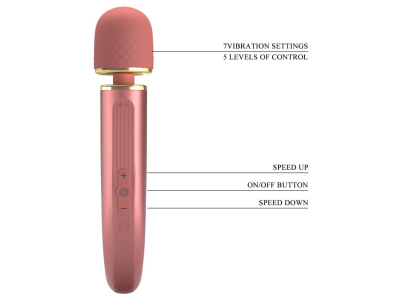 Masajeador USB Silicona Rosa