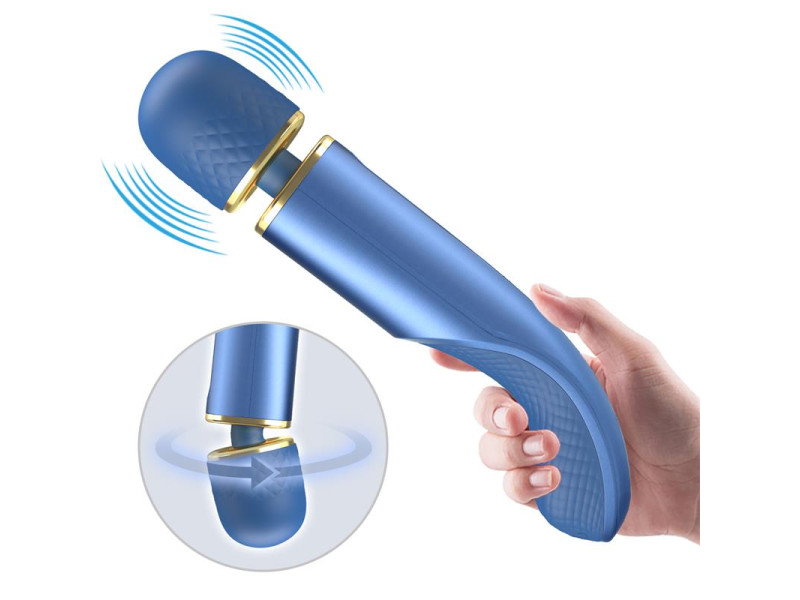 Masajeador USB Silicona Azul