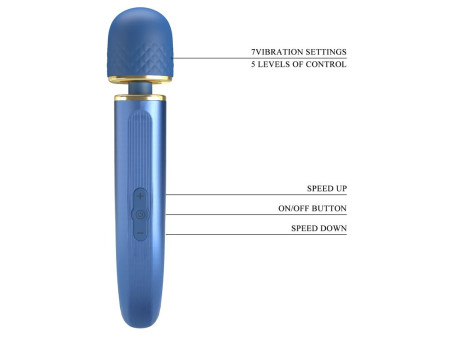 Masajeador USB Silicona Azul