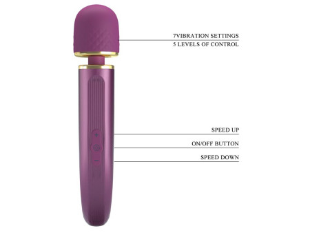 Masajeador USB Silicona Purpura