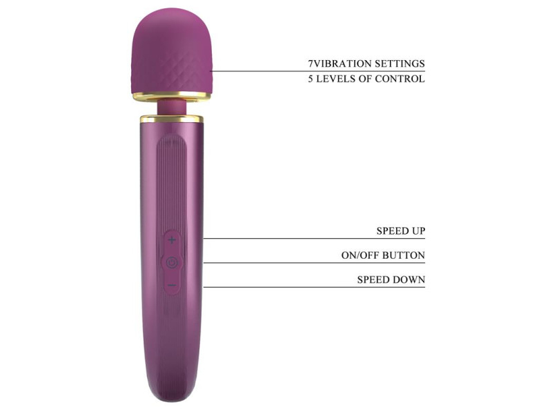 Masajeador USB Silicona Purpura