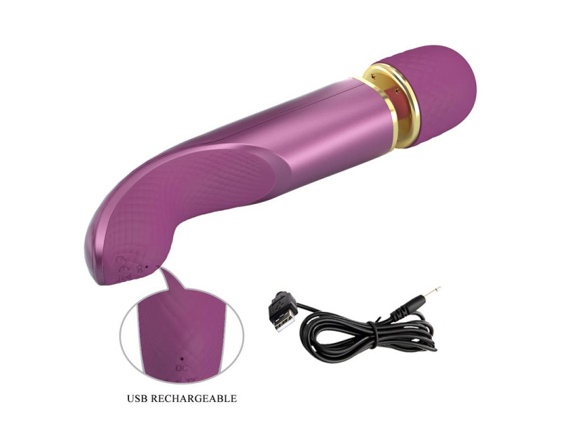 Masajeador USB Silicona Purpura