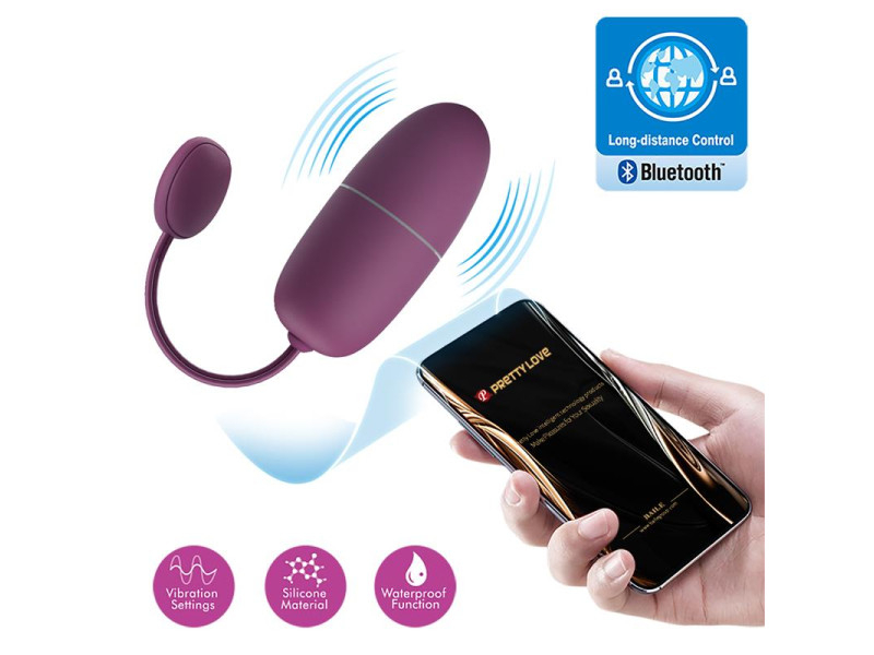 Nymph Huevo Vibrador con APP