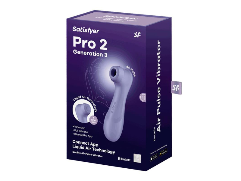 Pro 2 Genera 3 Liquid Air Technology Succion y Vibracion APP Connect Lilac
