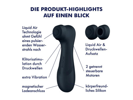 Pro 2 Gener 3 Liquid Air Technology Succion y Vibracion Negro