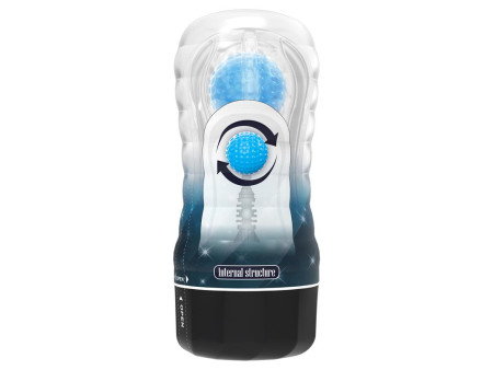 Planet Ball Rolling Masturbador Azul